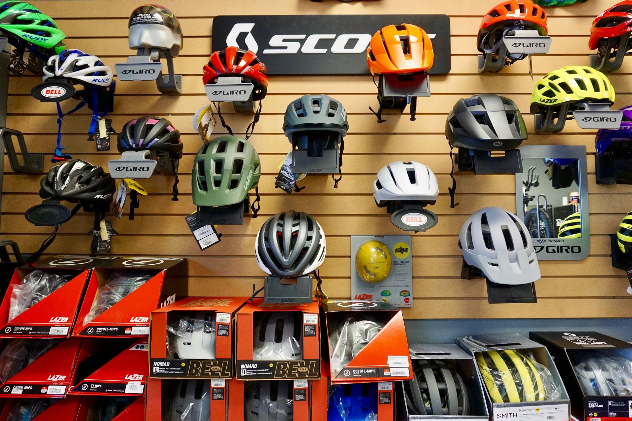 Helmet display